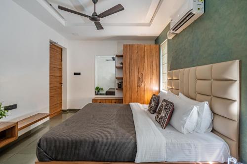 Ένα ή περισσότερα κρεβάτια σε δωμάτιο στο Senaro Luxury Farm