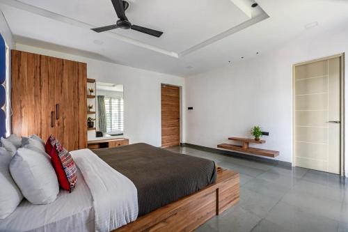 Ένα ή περισσότερα κρεβάτια σε δωμάτιο στο Senaro Luxury Farm