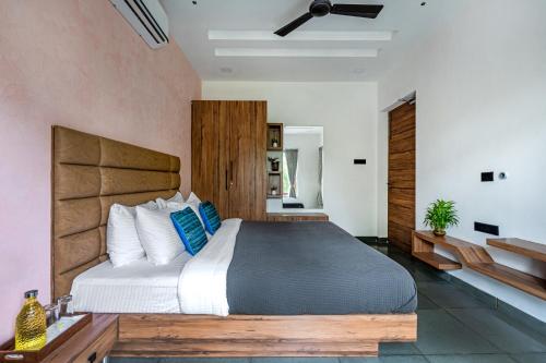 Ένα ή περισσότερα κρεβάτια σε δωμάτιο στο Senaro Luxury Farm