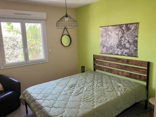 Postel nebo postele na pokoji v ubytování Maison Avalone