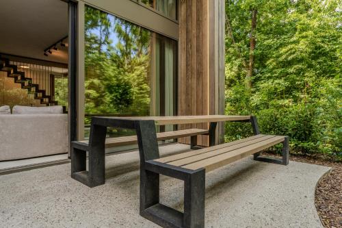 Zahrada ubytování Lodge met Jacuzzi - 8 personen - Woodz Lodges