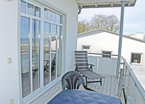 Balcone o terrazza di Appartementhaus am Strand m Balkon Göhren OR 01-09
