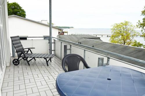 Balcone o terrazza di Appartementhaus am Strand m Balkon Göhren OR 01-09