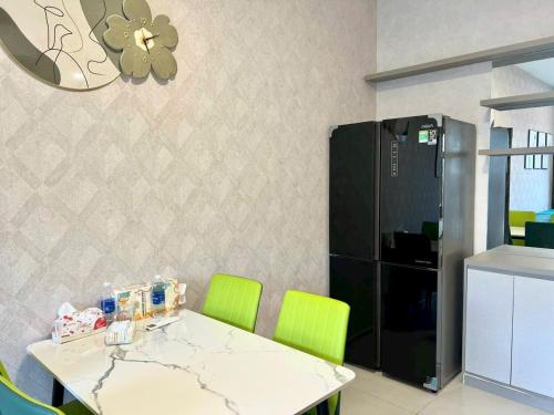 Η κουζίνα ή μικρή κουζίνα στο West Gate Bình Chánh