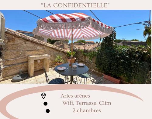 La confidentielle Centre ville Arles Terrasse