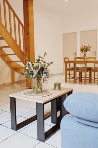 Ruang duduk di Maison Cléophée