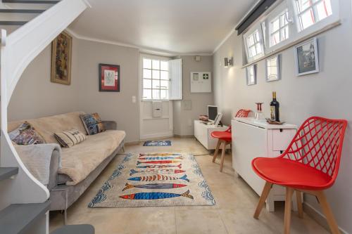 Et opholdsområde på Bica Little House