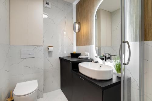 Ένα μπάνιο στο Porta Mare DeLux Marina