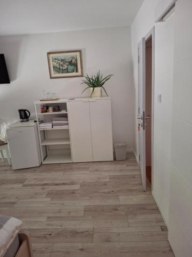 Kuchyň nebo kuchyňský kout v ubytování Guest House Tena