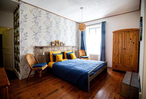 Postel nebo postele na pokoji v ubytování Ambiance Morvan