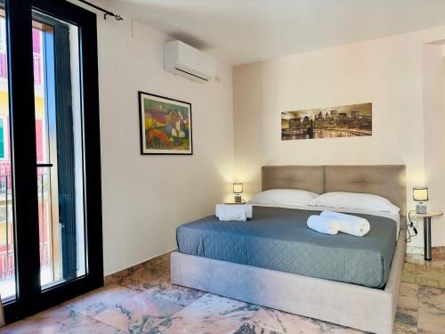 Postel nebo postele na pokoji v ubytování Unique room