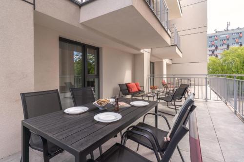 Μπαλκόνι ή βεράντα στο APARTIO ROOMS Zabrze