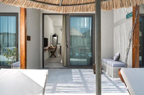 Ένα ή περισσότερα κρεβάτια σε δωμάτιο στο South Side Bodrum