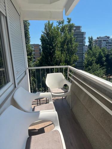 Balkón nebo terasa v ubytování Modern Stay Liman