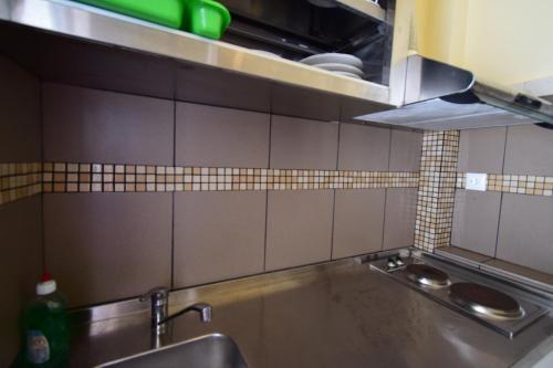 Kuchyň nebo kuchyňský kout v ubytování Menis Haus Rooms