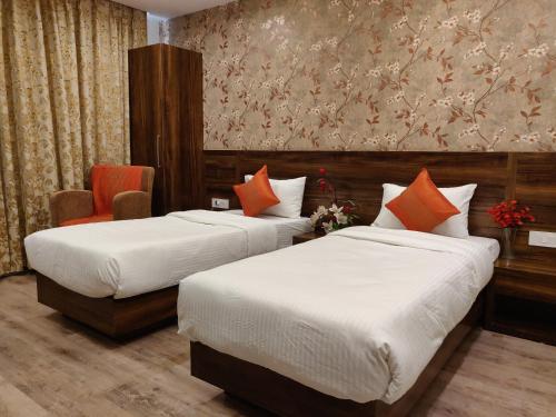 Una cama o camas en una habitación de Yelchiko