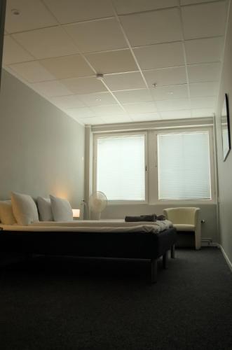 Un lugar para sentarse en Grad Hotel and Hostel