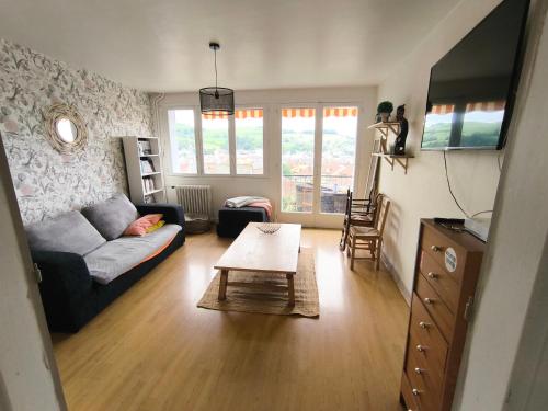 Appartement centre-ville, calme, belle vue, 2 chambres