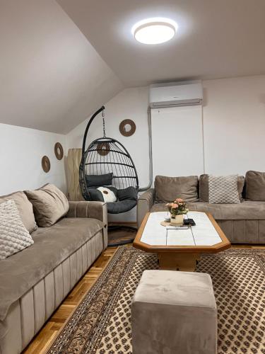 Χώρος καθιστικού στο Styling Apartments
