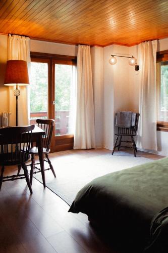 Chalet Viñalesにあるベッド