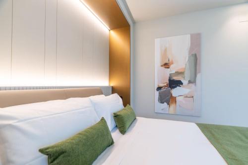 Cama o camas de una habitación en Villa Verdeoro