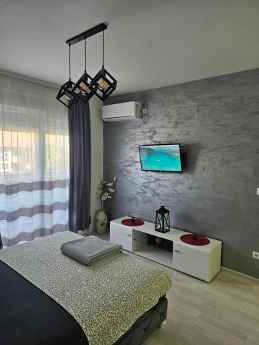 Postel nebo postele na pokoji v ubytování M&S Lux