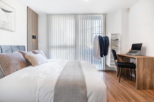 Luxury 2BR Near Bham Central, Parking, Desk & Coffee photo 24