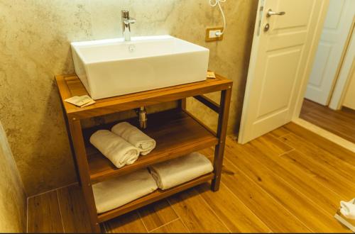 Koupelna v ubytování BnB Montepulciano