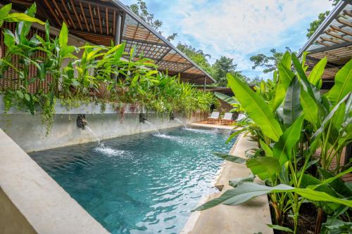 Luxury Jungle Villa with Open-Air Baths and Pool