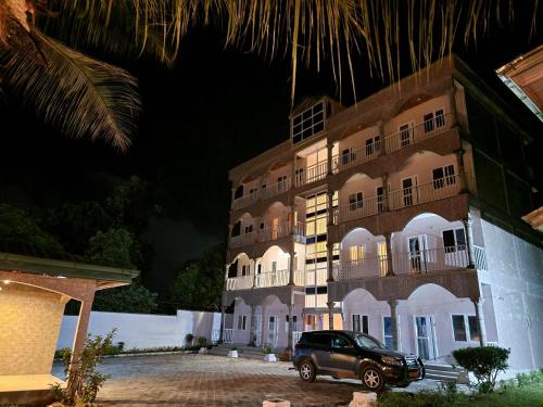 Das Gebäude in dem sich die Ferienwohnung befindet
