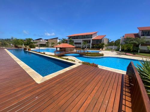 Πισίνα στο ή κοντά στο Flat Aconchegante no Club Meridional Carneiros bLP