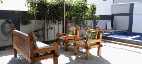 Kawasan patio atau luaran di Recanto Portinho
