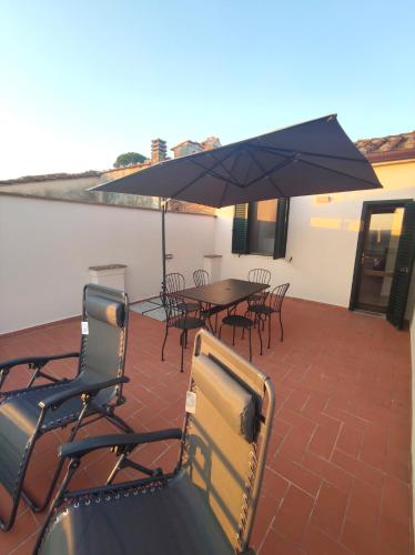Balkón nebo terasa v ubytování La grande terrazza, centro borgo