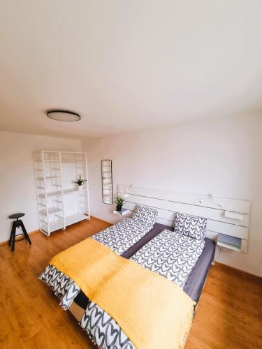 Ένα ή περισσότερα κρεβάτια σε δωμάτιο στο -NEW-Rosetta Apartment
