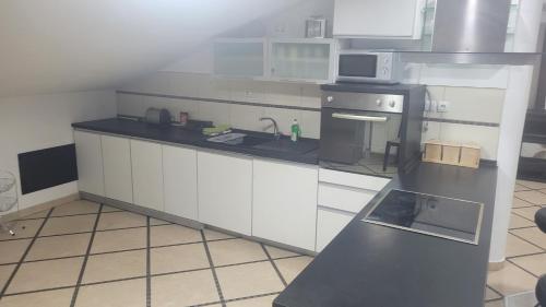 Кухня или мини-кухня в Lena apartment
