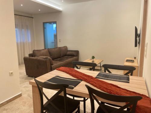 Posezení v ubytování Tsoukos Apartments