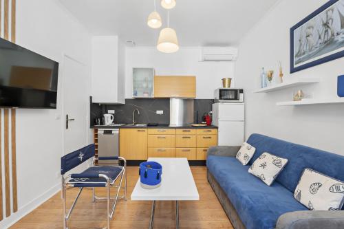 Appartement central rue d'Antibes, lit king size