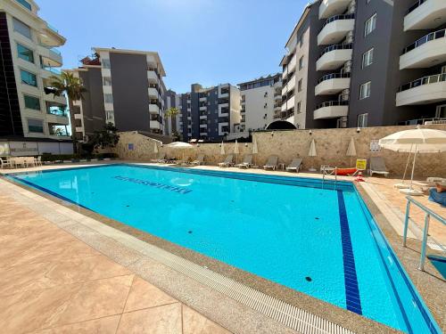 Πισίνα στο ή κοντά στο SA Apartments! Beachfront Apartment with Sea View & Pool