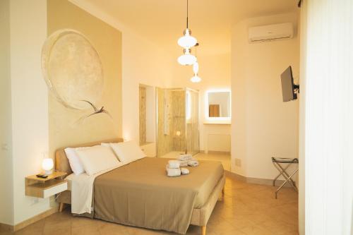 Giường trong phòng chung tại MirAntium - Anzio - Santa Teresa