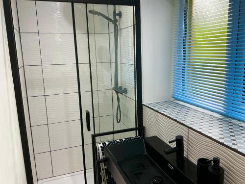 Koupelna v ubytování The Jeep House in the Area of Outstanding Natural Beauty