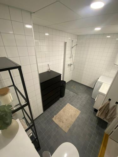 Ένα μπάνιο στο Modern apartment in beautiful Lofoten