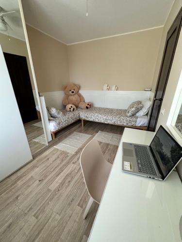 Postel nebo postele na pokoji v ubytování La Raffa House - Buen Retiro