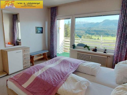 Giường trong phòng chung tại Apartment in Bad Mitterndorf - Steiermark 36988