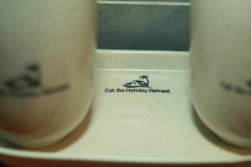 a close up of two wine glasses at Cat Ba Holiday Retreat in Cat Ba