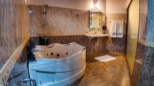 Koupelna v ubytování Hotel Kamrel Sigiriya