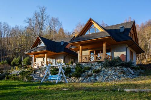 Beskidzka Kępa Szczyrk - domek z balią i pięknym widokiem na góry