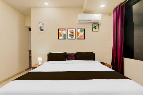 Letto o letti in una camera di Hotel O Kakadeo Kanpur