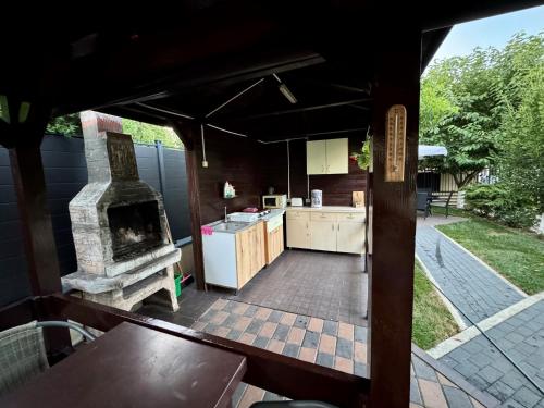 Dapur atau dapur kecil di Vila Dan și Silvia