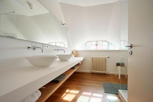 Koupelna v ubytování Hotel Haus Norderney