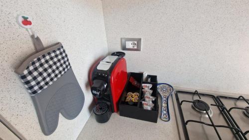 Dapur atau dapur kecil di Arena Dorada apartaments Morrocoy